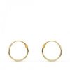 18K AROS ORO AMARILLO REDONDOS