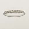 ANILLO CINQUILLO DE ORO BLANCO