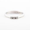 Anillo de Compromiso Oro Blanco y Diamantes - Imagen 2