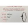 SORTIJA ORO BLANCO Y DIAMANTE TALLA BRILLANTE 0.20ct. TALLA 14 - Imagen 3