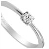 Anillo de compromiso con 1 diamante talla brillante 0.10ct (74B0005) - Imagen 2