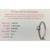 SORTIJA ORO BLANCO 0.25ct - Imagen 3