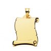 COLGANTE 18K PERGAMINO LISO