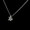Colgante de Oro Blanco en garras con Diamante talla Brillante 0,04cts. - Imagen 2