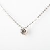 Colgante de Oro Blanco y Diamante 0,12cts