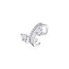 Lotus Silver EarCuff Pendiente