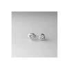 Pendientes de Oro Blanco Corazón
