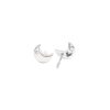 Pendientes de Oro Blanco Media - Imagen 2