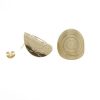 PENDIENTES DE ORO EN ESPIRAL CALADA - Imagen 2