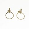 PENDIENTES DE ORO Y Circonitas