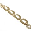 PULSERA BRAZALETE DE ORO AMARILLO ACABADO ADIAMANTADO ELECTROFORMING - Imagen 3