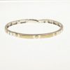 PULSERA DE ORO BICOLOR SEMI-RÍGIDA