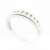 SORTIJA ORO BLANCO Y 9 DIAMANTES 0,50cts