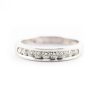SORTIJA ORO BLANCO Y 9 DIAMANTES 0,50cts - Imagen 2