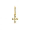 Un arete o piercing en oro