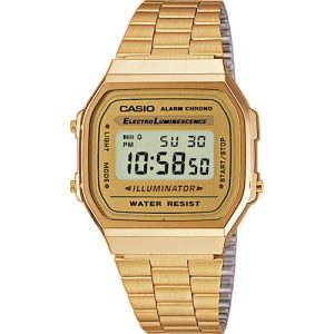 RELOJ CASIO CLASSICS DORADO A168WG