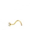 PIERCING DE ORO DE NARIZ