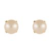 pendientes perla cultivada 6mm