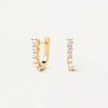 Pendientes Rise de plata