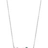 Collar de Plata y Circonitas de Color Lotus Silver