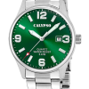 Reloj Calypso de Acero Esfera Verde