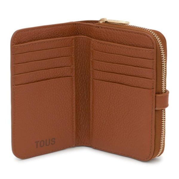 Billetera Mediana Tous Buckles Camel - Imagen 4