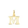 Colgante Oro 18 kilates Incial letra M