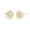 Pendientes de oro Eles niña redondo
