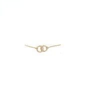 Eternity Collar Alianzas de Oro Amarillo