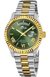 Reloj de Acero Bicolor Lotus