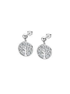 Pendientes Acero Árbol de la Vida