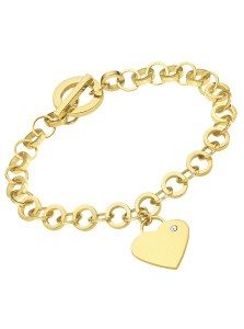 PULSERA DE ACERO CHAPADO