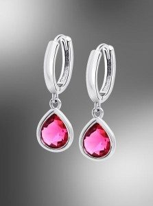 Lotus Silver Pendientes