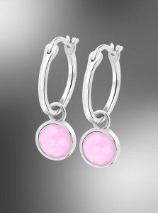 Lotus Silver Pendientes