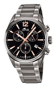 Reloj Lotus Crono Acero Pavona