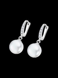 Pendientes de Plata y perla