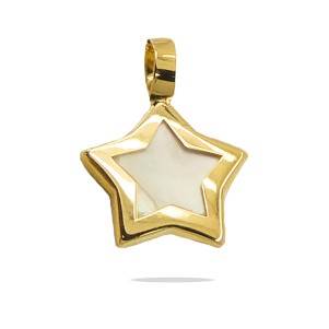 Colgante estrella nácar 8mm