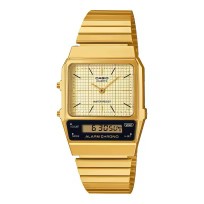 Reloj Casio Iconic Vintage dorado | Edgy Collection | AQ-800EG