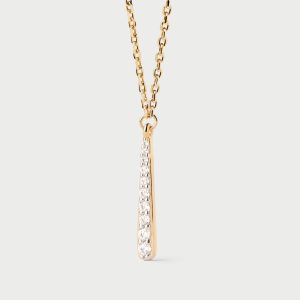 Collar de plata chapada Olga