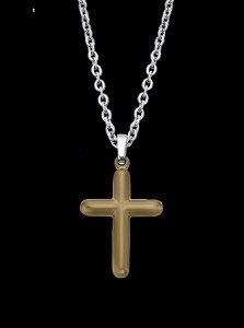 Colgante Cruz de Acero Lotus