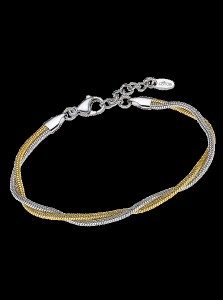 Pulsera de Acero Bicolor Lotus