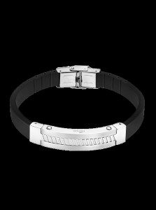 Pulsera de Acero y Goma Lotus