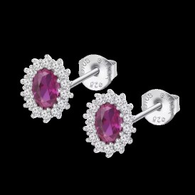 Pendientes de Plata con piedra