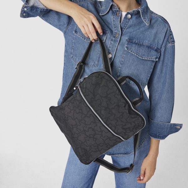 MOCHILA KAOS NEW COLORS TOUS ANTRACITA-NEGRO - Imagen 5