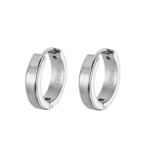 Pendientes de acero Aros Hombre Lotus