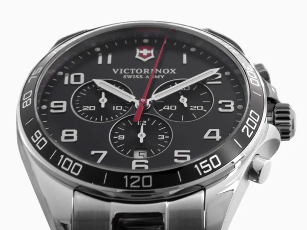 Reloj Victorinox Fieldforce Acero esfera negra - Imagen 3