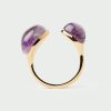 Anillo Sortija de Plata bañada en oro - Imagen 2