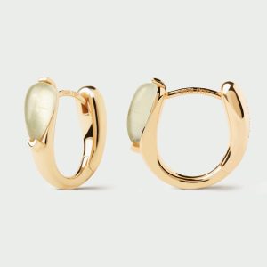 Pendientes Aros de Plata bañados en oro