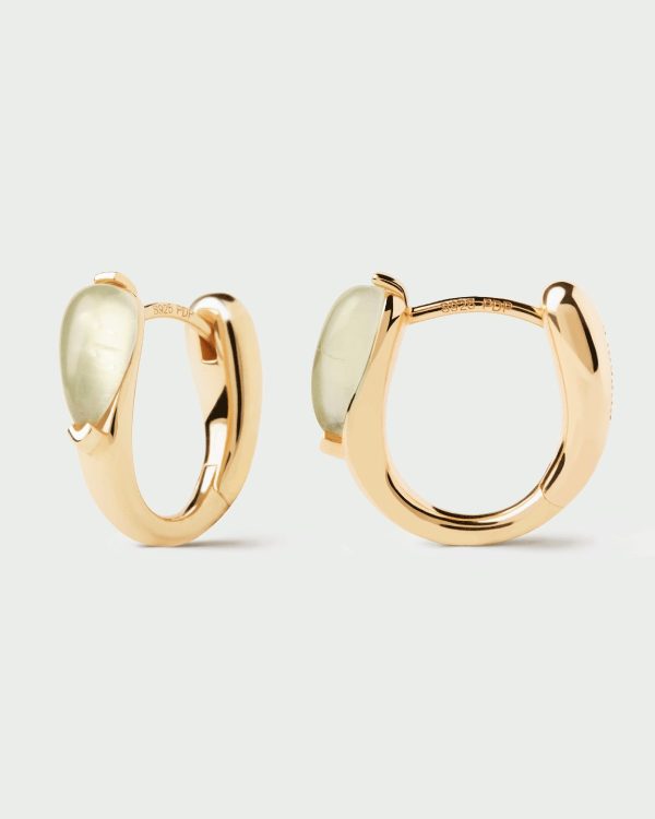 Pendientes Aros de Plata bañados en oro