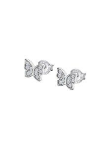 Lotus Silver Pendientes Mariposa